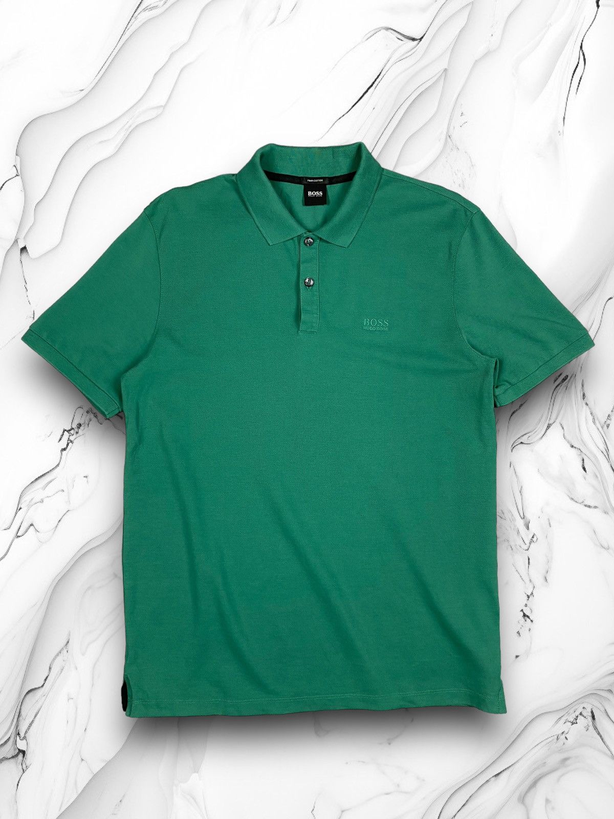 Hugo Boss Hugo Boss Basic Luxury Polo T Shirt Size US L / EU 52-54 / 3 - 1 Thumbnail