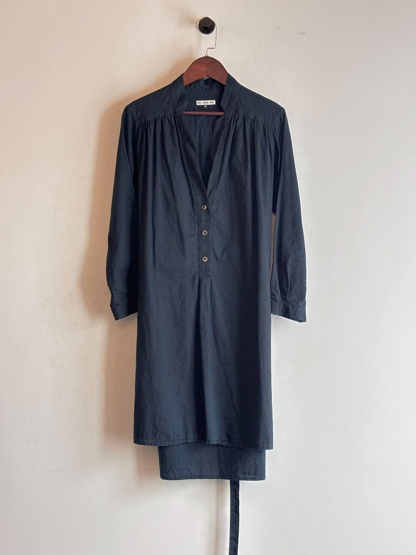 Ann Demeulemeester Ann Demeulemeester Waist-Tie Long Shirt Size XXS / US 00 / IT 34 - 1 Thumbnail