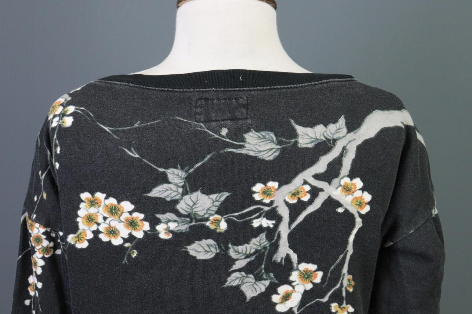 Denim & Supply Ralph Lauren Denim & Supply Ralph Lauren Gray Floral Knit Sweater Size XS Size XS / US 0-2 / IT 36-38 - 9 Thumbnail