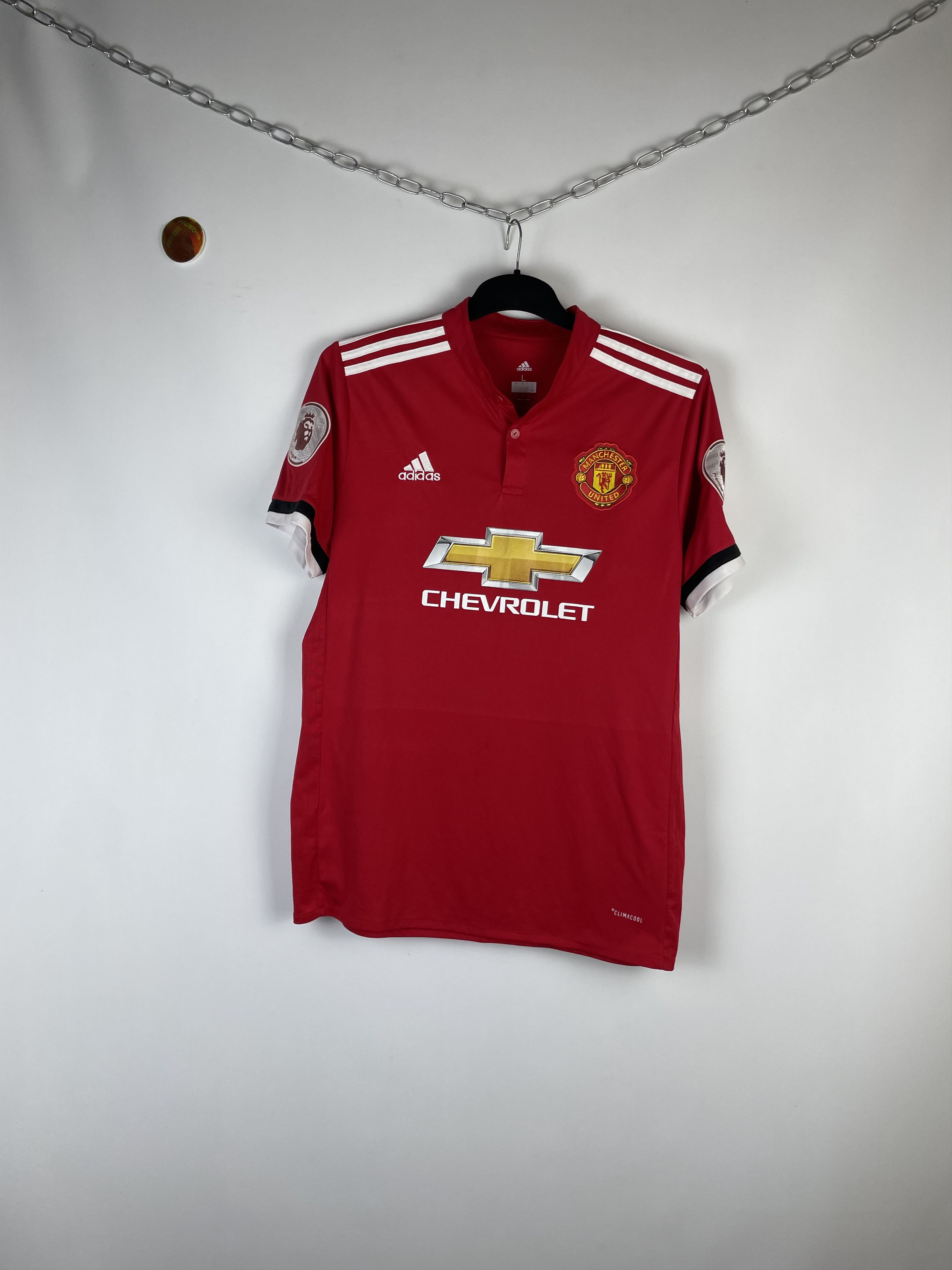 Adidas Vintage Adidas Manchester 11 Martal United Jersey Size US L / EU 52-54 / 3 - 1 Thumbnail