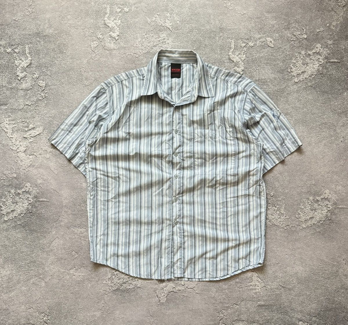 Mammut Mammut XL striped button up shirt polo tee T-shirt outdoor Size US XL / EU 56 / 4 - 6 Thumbnail