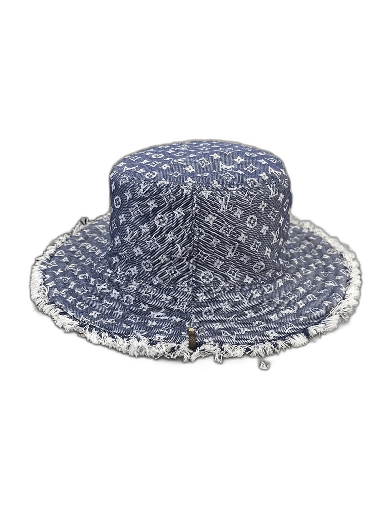 Louis Vuitton Louis Vuitton Blue Logo Fisherman Hat Size ONE SIZE - 1 Thumbnail