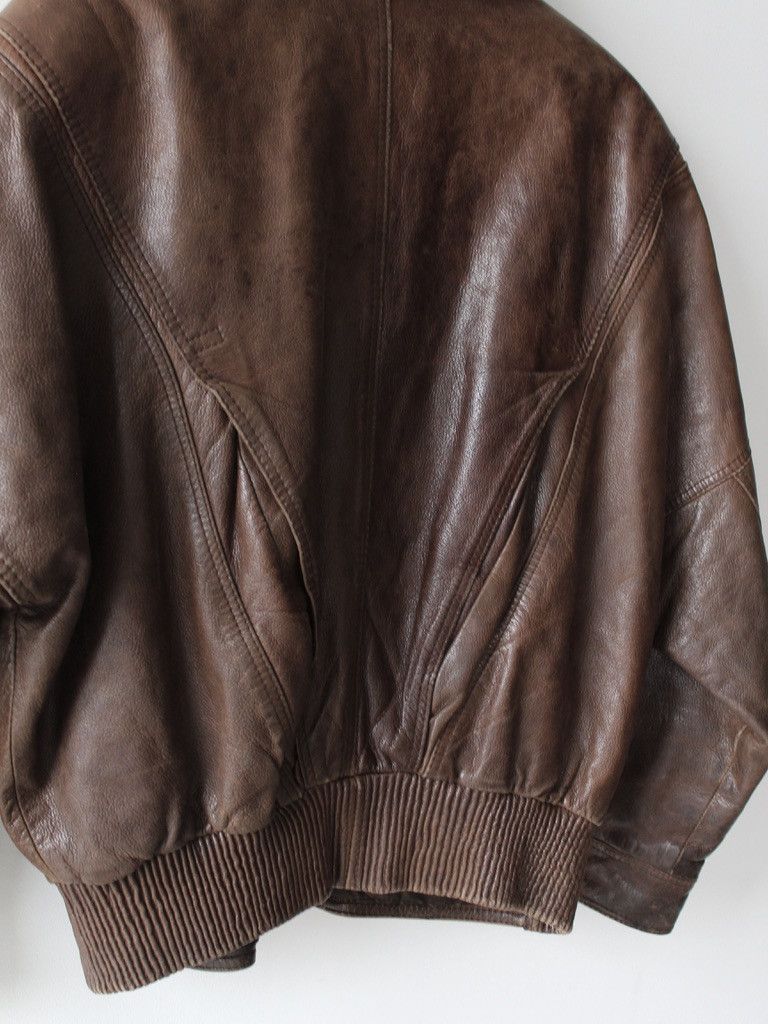 Versace VERSACE 1980s AVIATOR BOMBER JACKET WITH SHEARLING COLLAR Size US L / EU 52-54 / 3 - 10 Thumbnail
