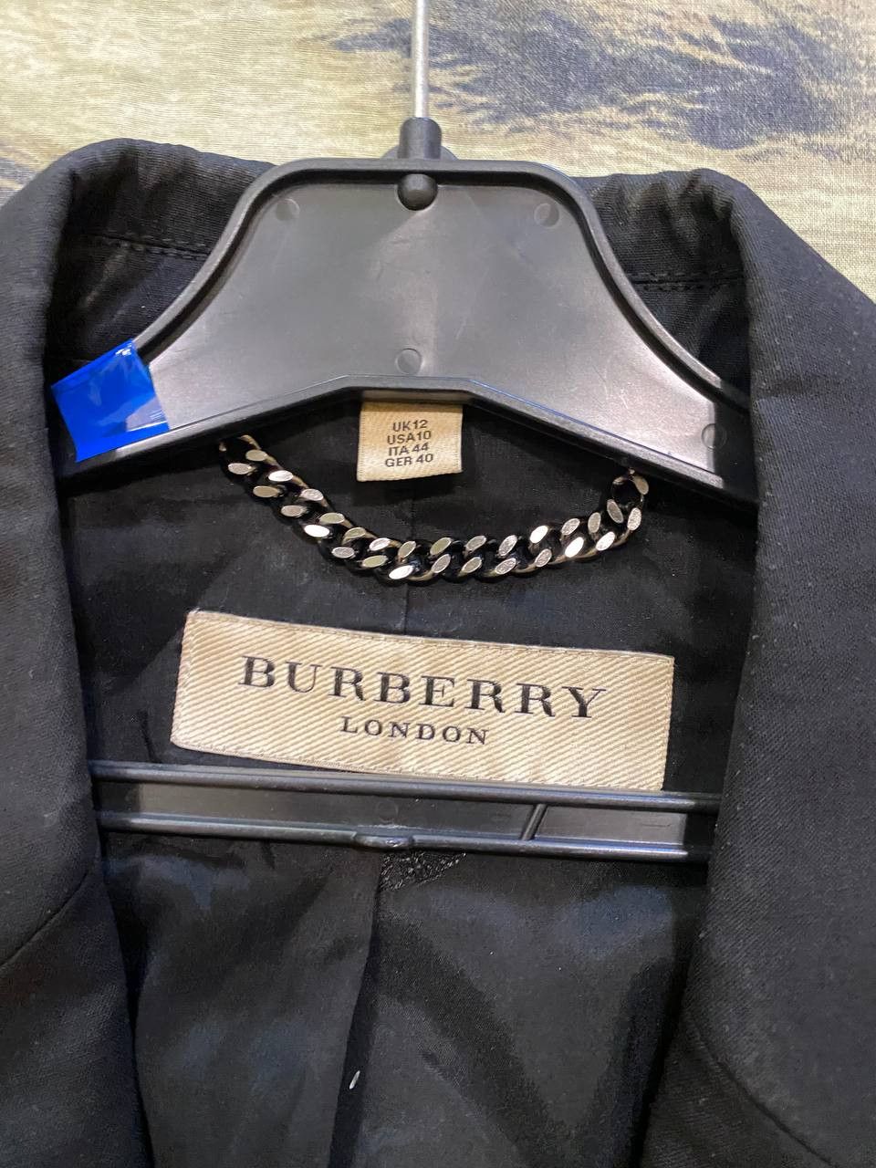 Burberry vintage Burberry blazer black Streetwear Y2K Size L / US 10 / IT 46 - 2 Thumbnail