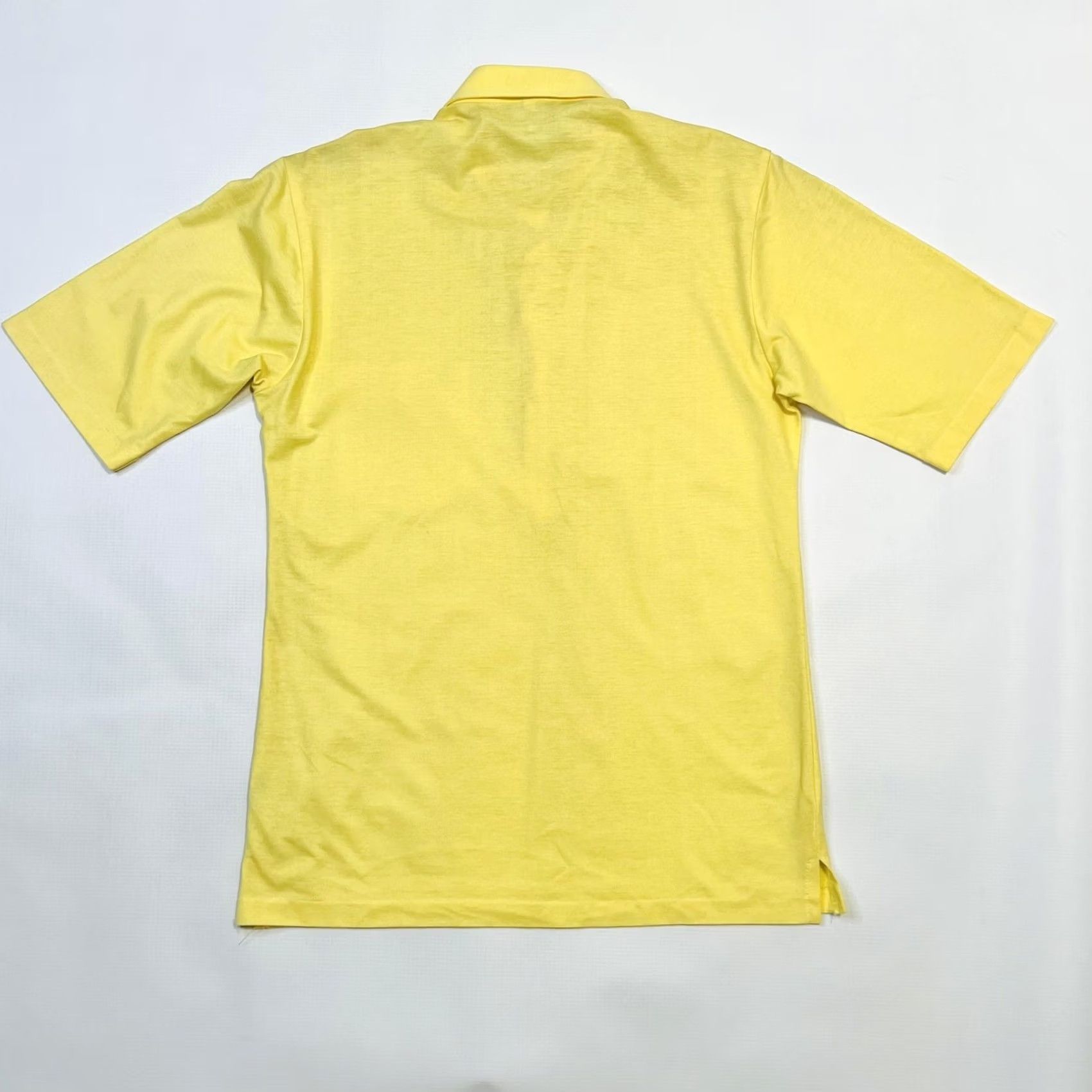 Vintage Jacques Fath Polo Shirt Mens Small Yellow Paris Boutique JF Pocket Retro Mod 60s Size US S / EU 44-46 / 1 - 4 Thumbnail
