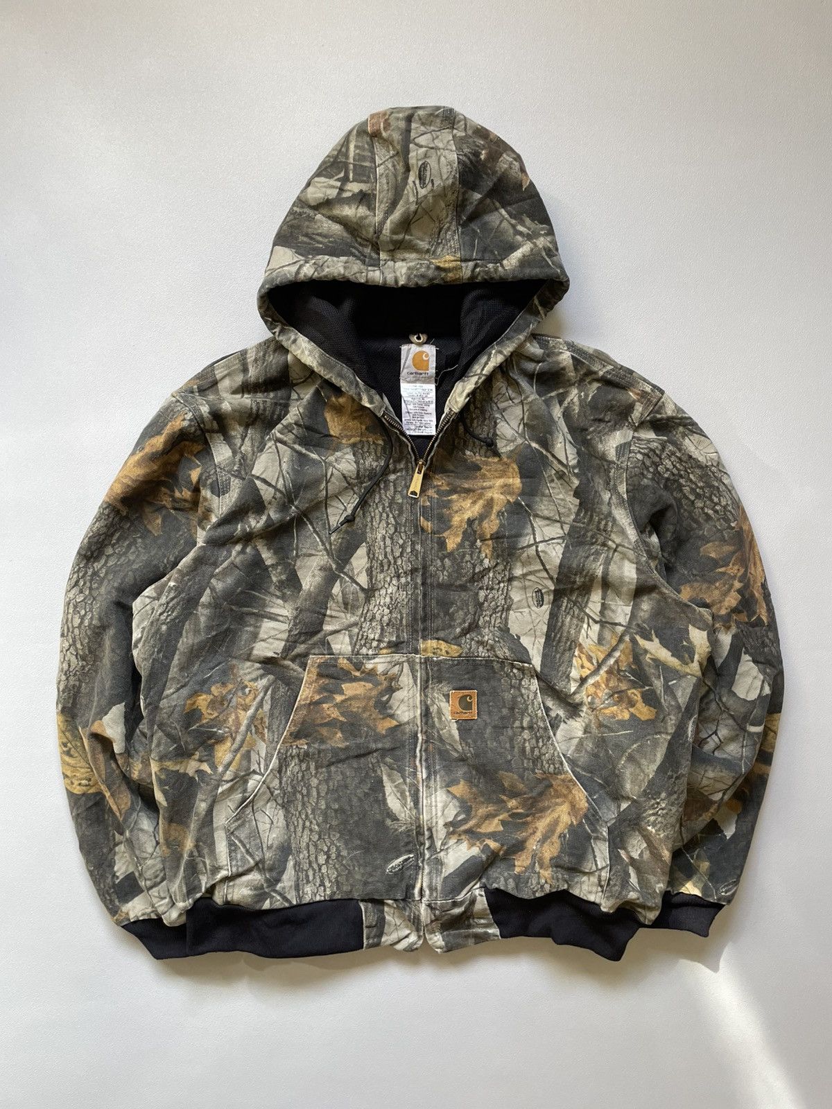 ジャケット・アウター Realtree Camo Active Jacket Thrashed Vintage Carhartt Realtree Camo Active Jacket