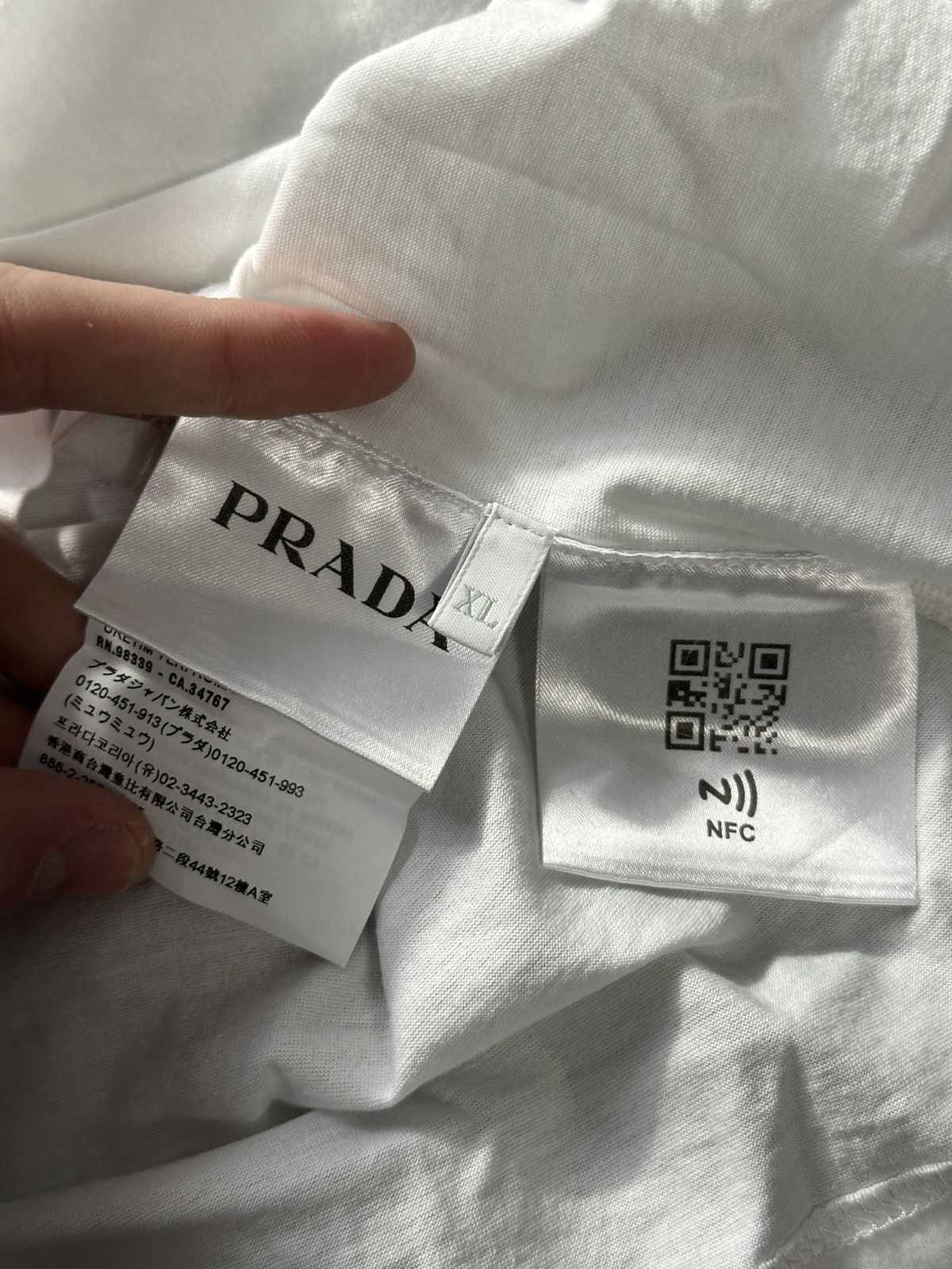 Designer × Prada 🚨 RARE PRADA TEE WITH LOGO ARHIVE LUXURY OLD MONEY Y2K T Size US XL / EU 56 / 4 - 9 Thumbnail