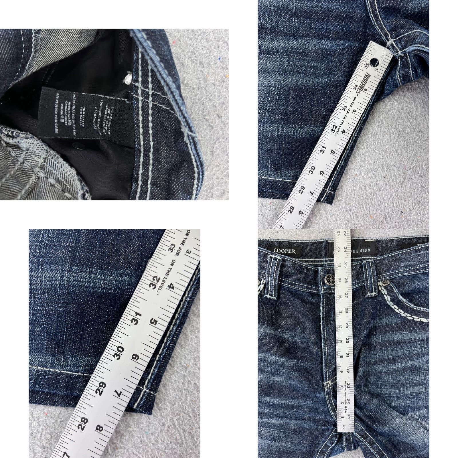 Affliction Affliction Men Shorts 38 Blue Denim Chino Cargo Pocket Regular Readable Vintage No 38x7 READ Size US 38 / EU 54 - 8 Thumbnail