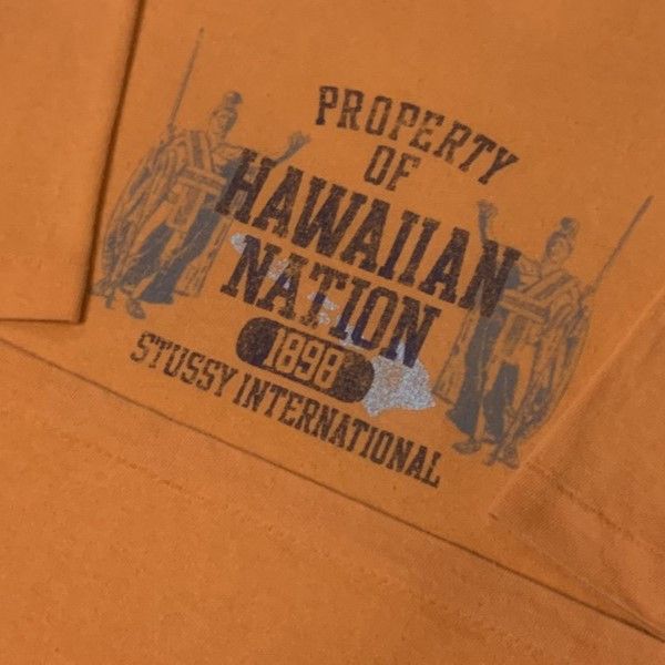 Stussy Vintage 90s Stussy Hawaiian Nation 1898 USA Single Stitch L Size US L / EU 52-54 / 3 - 4 Thumbnail
