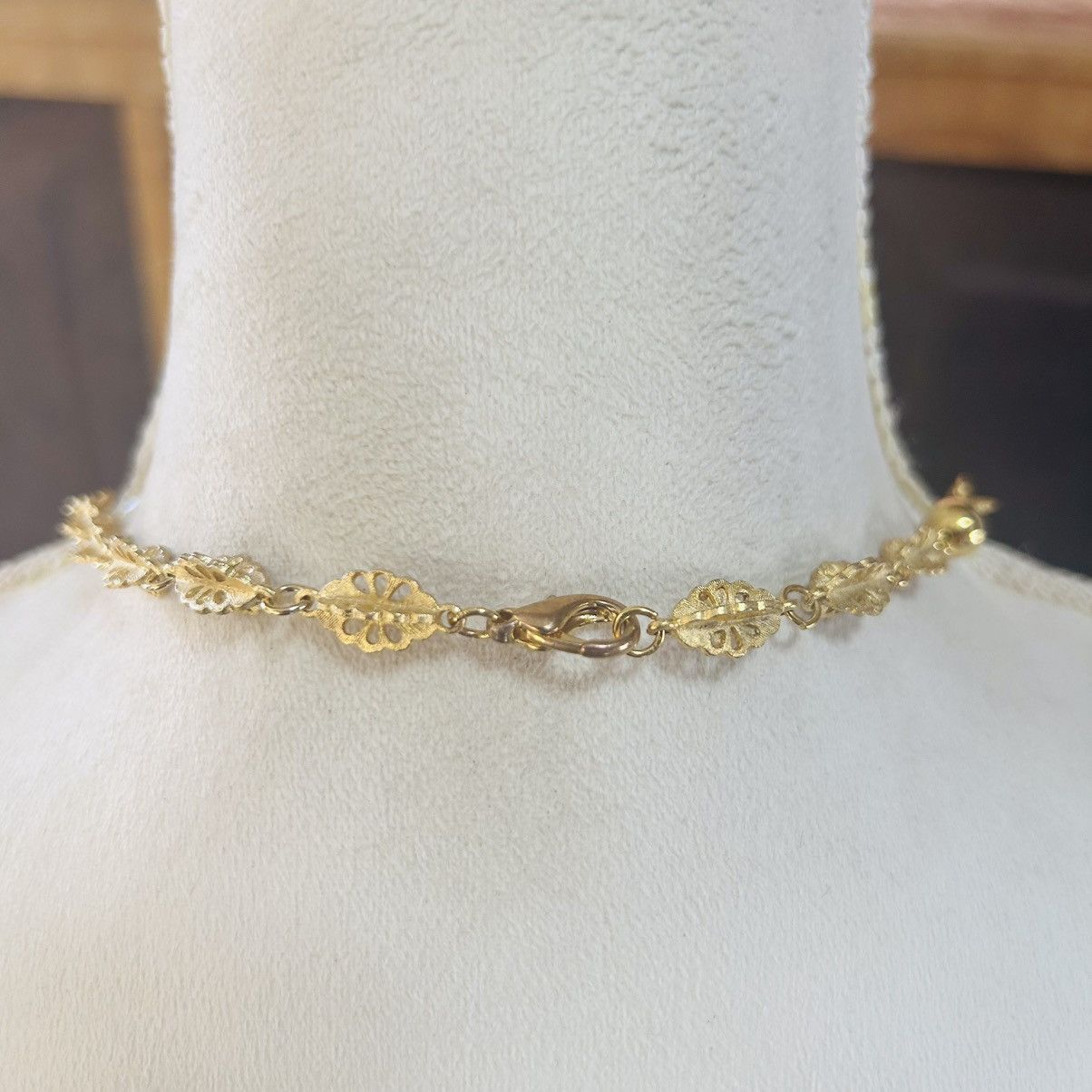 Vintage Vintage unique gold filigree link chain necklace Size ONE SIZE - 4 Thumbnail