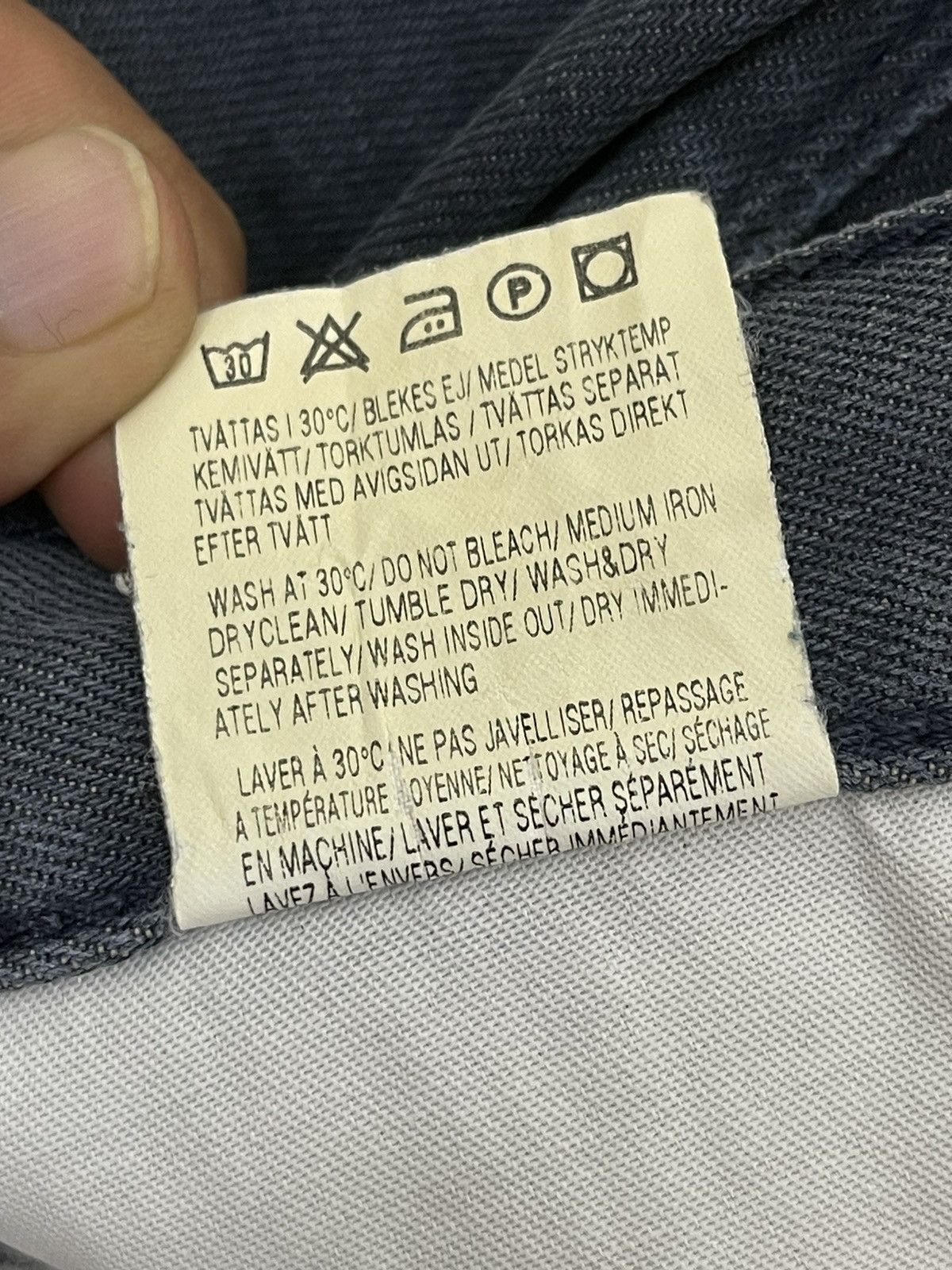 Acne Studios Skinny Jeans Acne Faded Blue 8🟦9 Size US 28 / EU 44 - 20 Thumbnail
