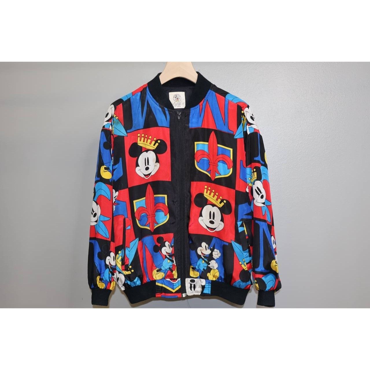 Disney Vintage Mickey Mouse King All Over Print Jacket Full Zip Size US XXL / EU 58 / 5 - 1 Thumbnail