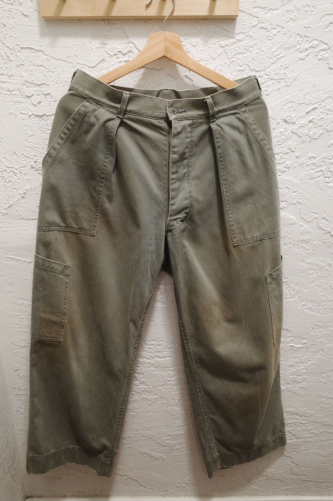 A.PRESSE Sage vintage usaf hemmed bottoms size 1 Size US 30 / EU 46 - 3 Thumbnail