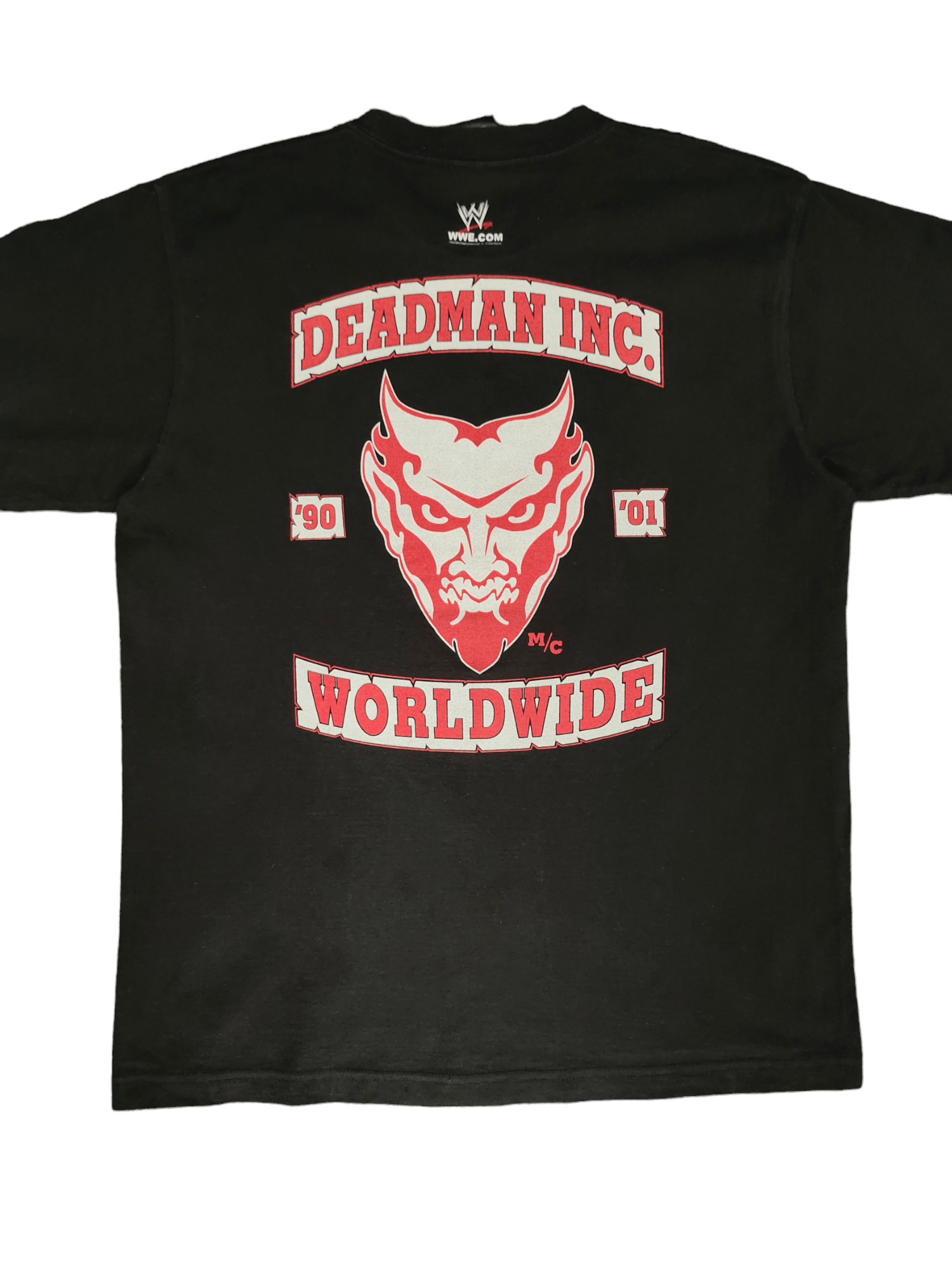 WWE Rare Vintage WWE Undertaker Deadman Inc. Logo T-Shirt Size US M / EU 48-50 / 2 - 2 Thumbnail