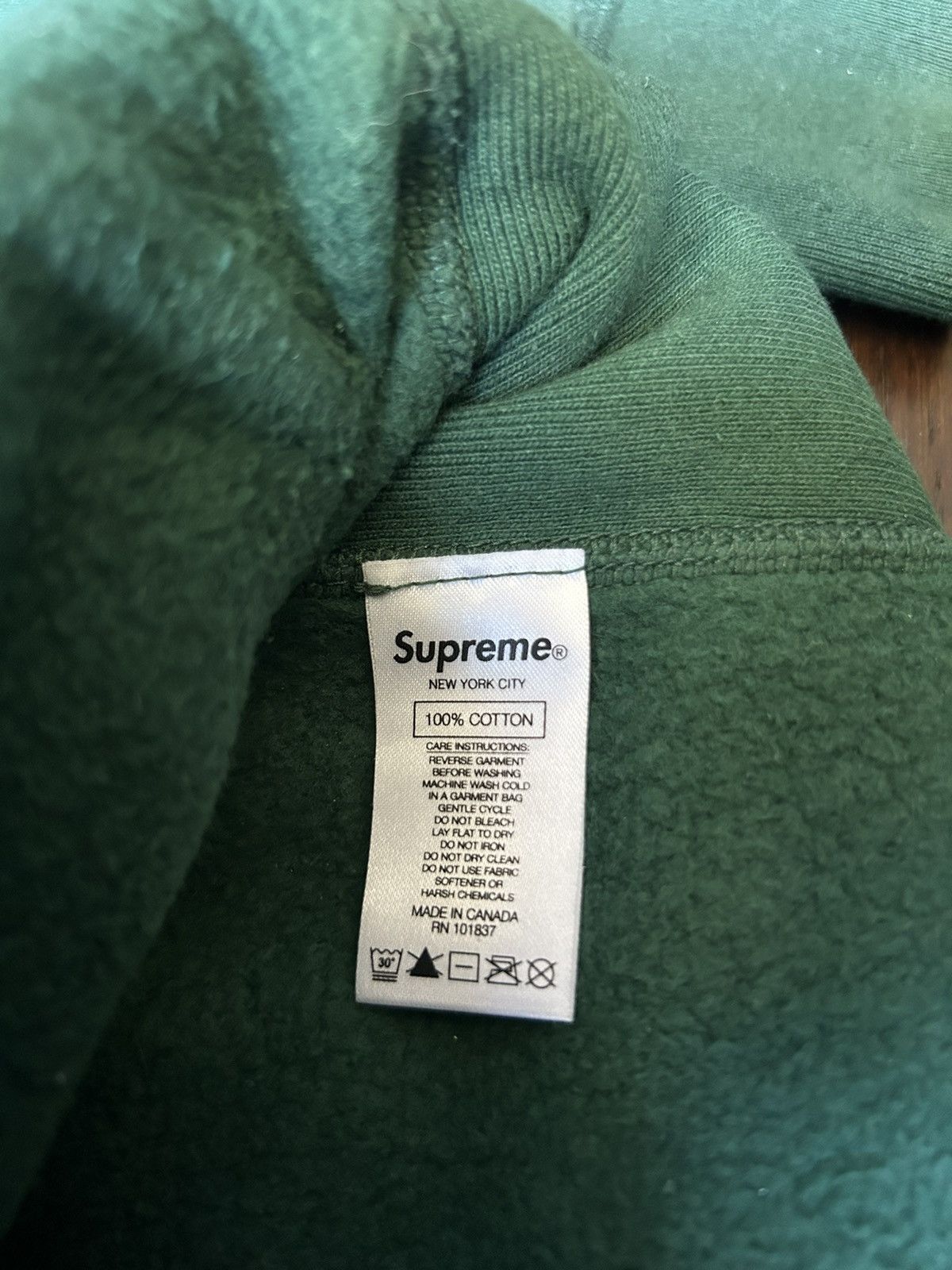 Supreme Supreme S Logo Hoodie (SS20) Dark Green Size US M / EU 48-50 / 2 - 4 Thumbnail