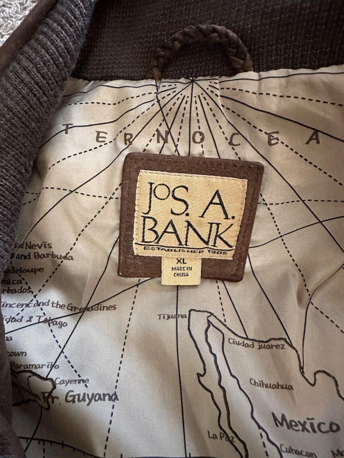 Jos. A. Bank Vintage Jos A Banks Men’s XL Leather Coat Size US XL / EU 56 / 4 - 3 Thumbnail