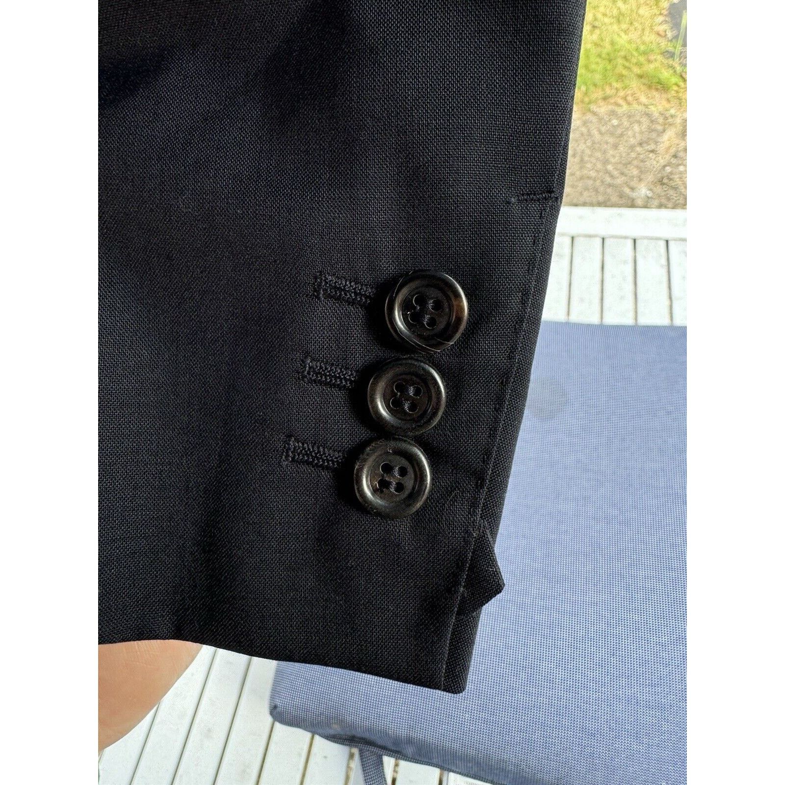 Tom Ford Tom Ford Era YSL Yves Saint Laurent Gauche Navy Blazer 52/42 Size 42R - 7 Thumbnail