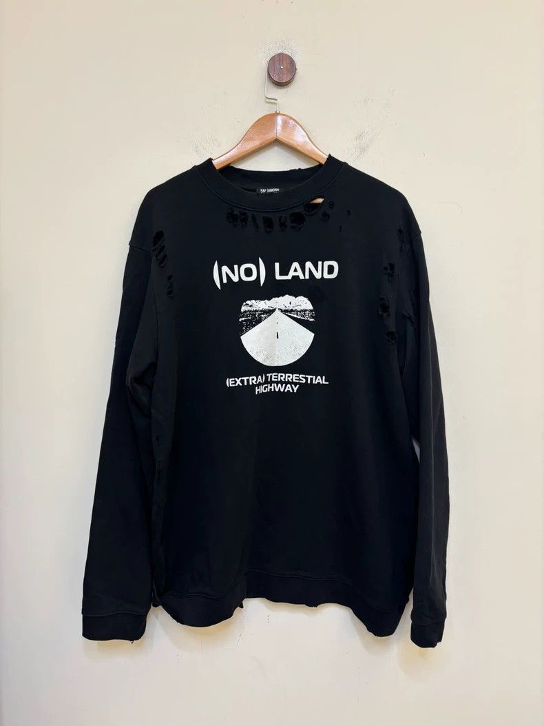 Raf Simons Raf simons No land destroy the sweatshirt Size US XL / EU 56 / 4 - 1 Thumbnail