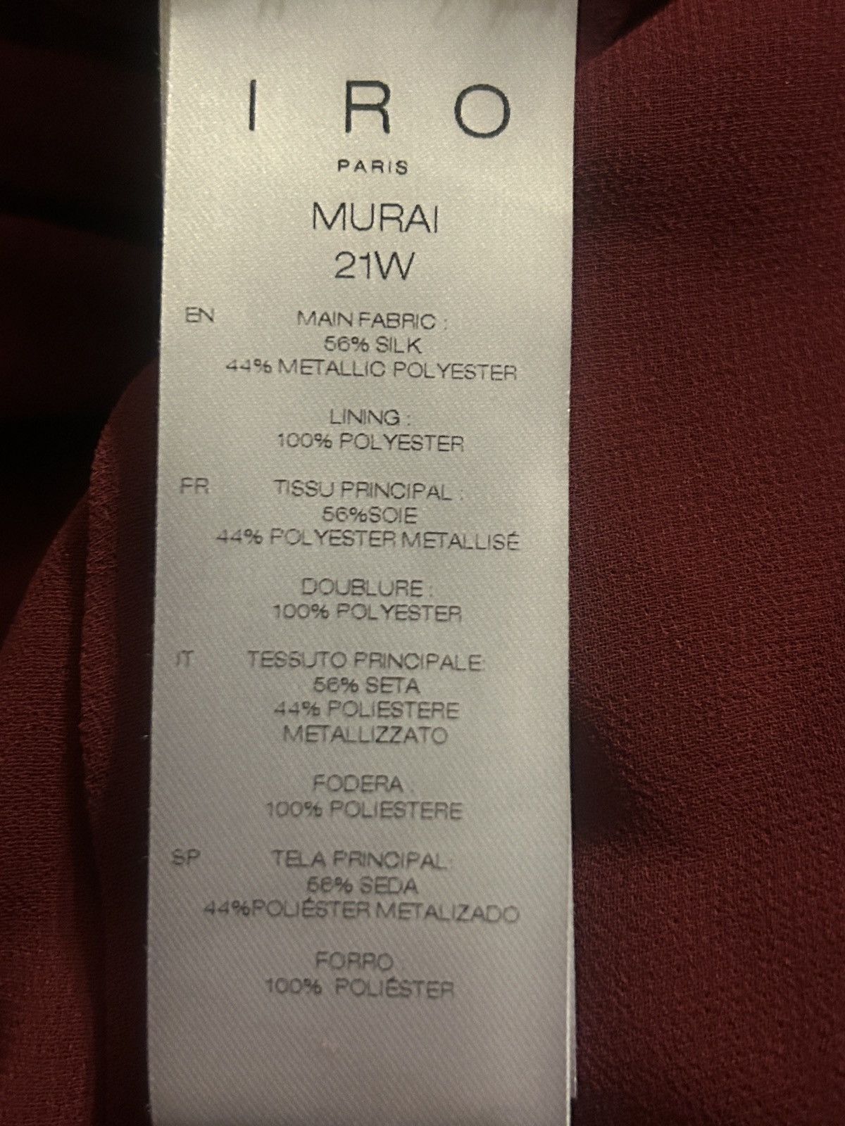 Iro IRO Murai Metallic Fil coupé silk-blend Georgette Mini Dress Size XS / US 0-2 / IT 36-38 - 7 Thumbnail