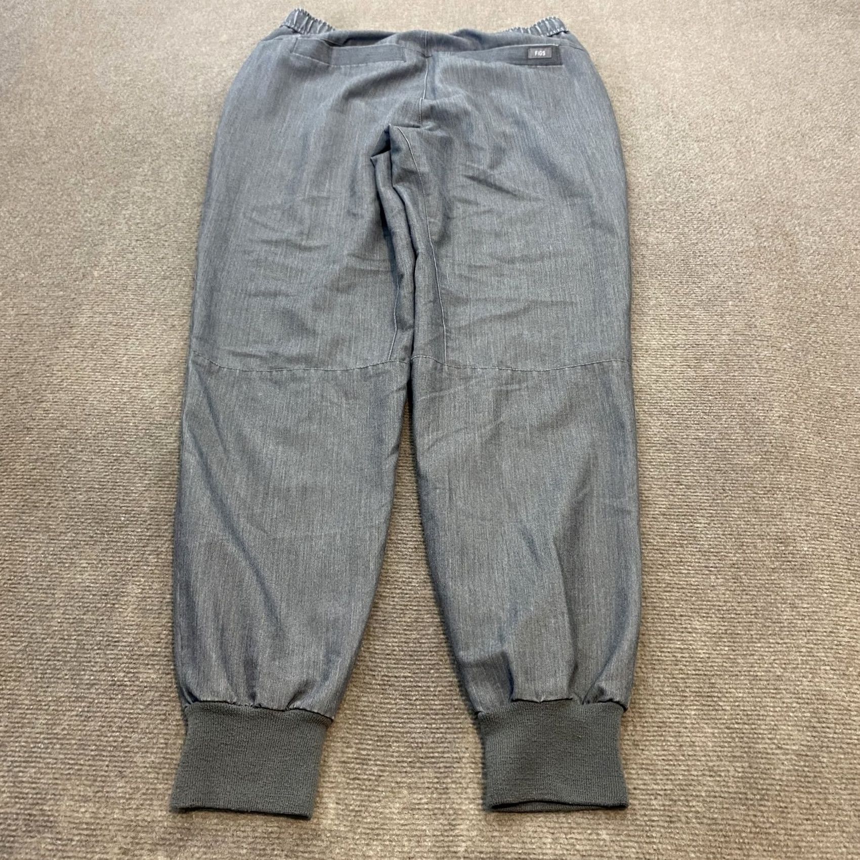 Vintage FIGS Technical Collection Jogger Pants Adult Small Gray Drawstring Pockets Scrubs Size 28" / US 6 / IT 42 - 3 Thumbnail