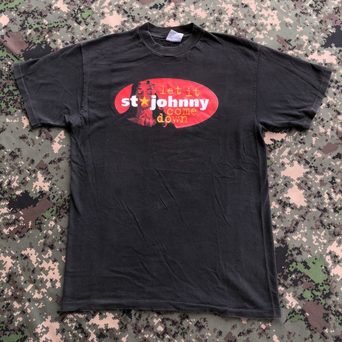 Band Tees Rare Vtg 90s St Johnny Let It Come Down Album Band Tshirt Size US M / EU 48-50 / 2 - 3 Thumbnail