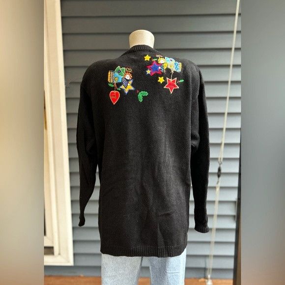 Quacker Factory Vintage Quacker Factory Holiday Christmas Cardigan Sweater Size L / US 10 / IT 46 - 7 Thumbnail