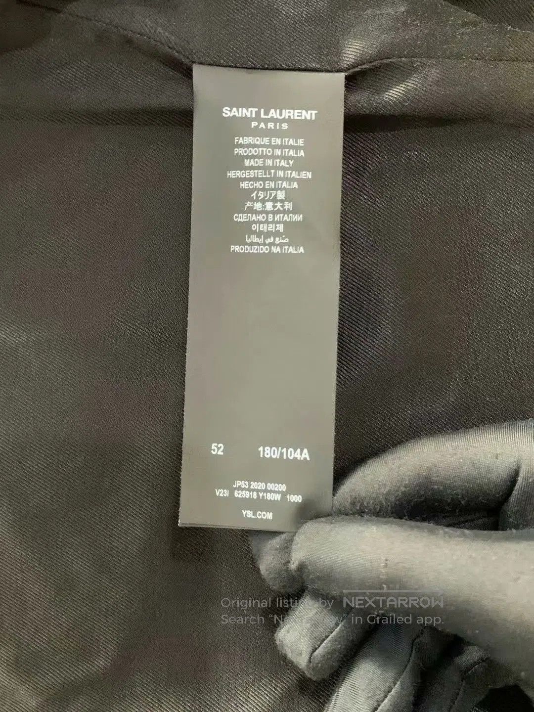 Saint Laurent Paris saint laurent black casual long sleeve jacket. Size US L / EU 52-54 / 3 - 6 Thumbnail
