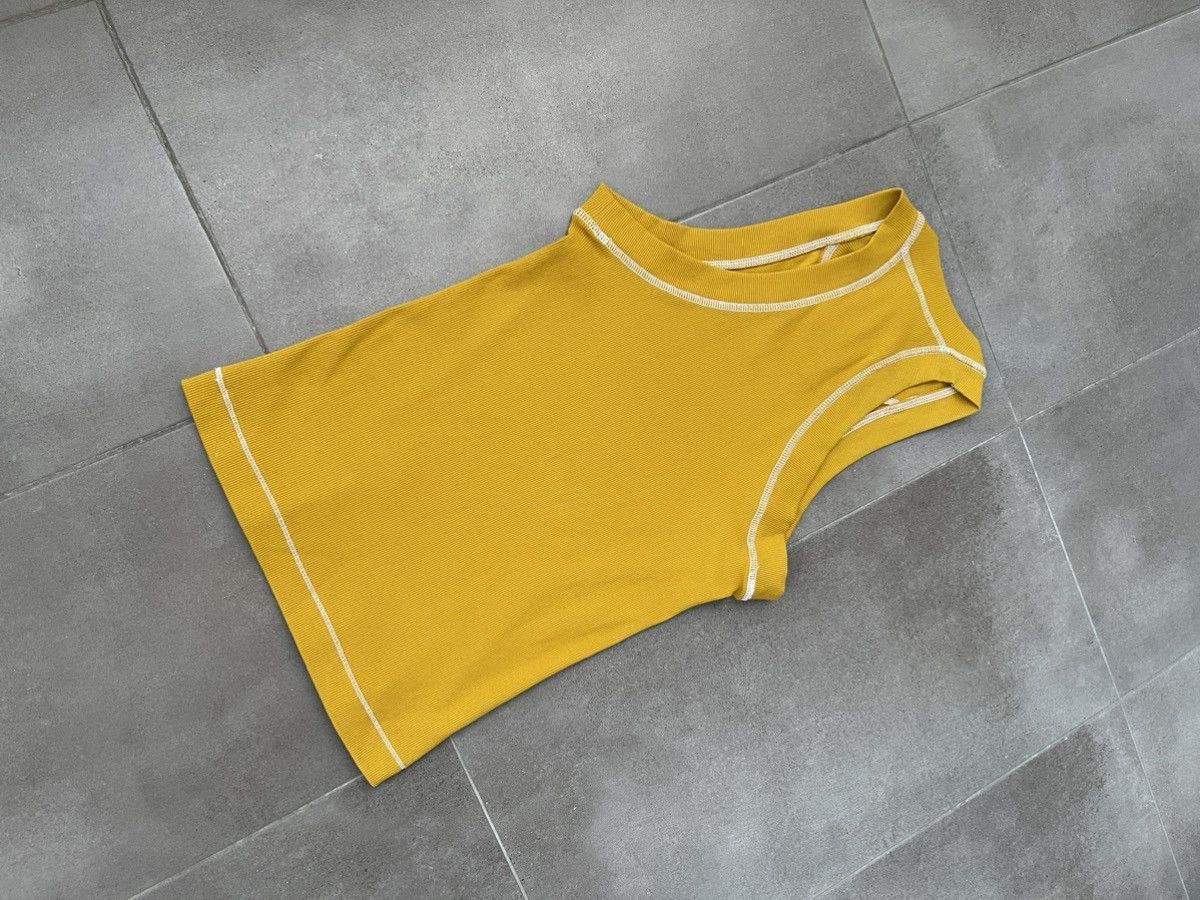 Saul Nash !DS! SS23 Saul Nash Yellow Overlock Stitch Tank Top Size US S / EU 44-46 / 1 - 13 Thumbnail