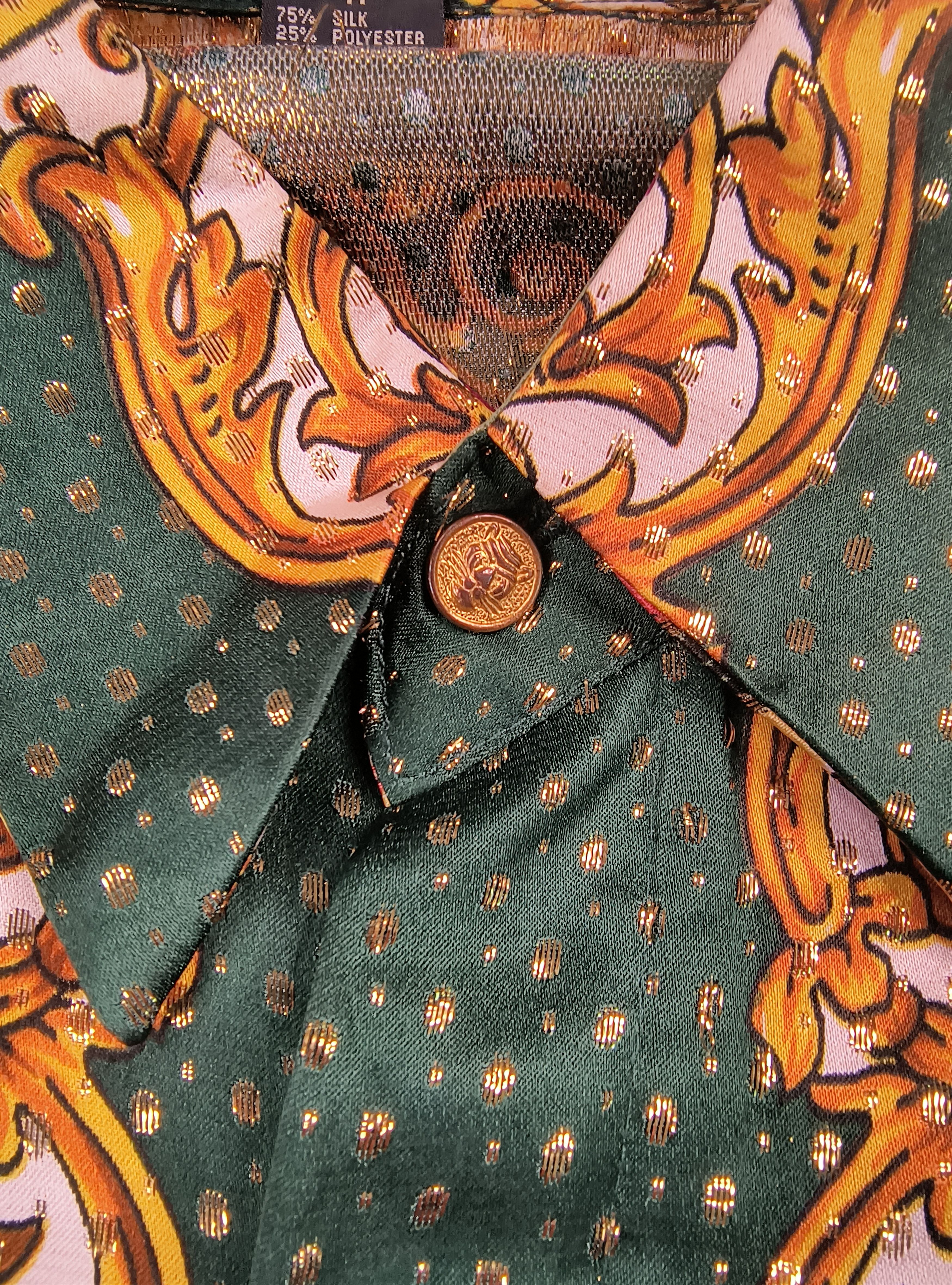 Mexican Threads Vintage Virgen de Guadalupe 90s button up LS shirt Size US M / EU 48-50 / 2 - 6 Thumbnail