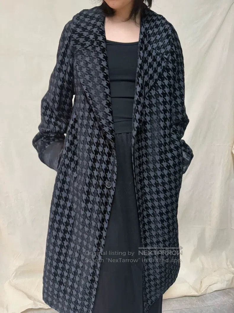 Haider Ackermann Haider Ackermann Out-of-Print Heavyweight Houndstooth Twee Size M / US 6-8 / IT 42-44 - 2 Thumbnail