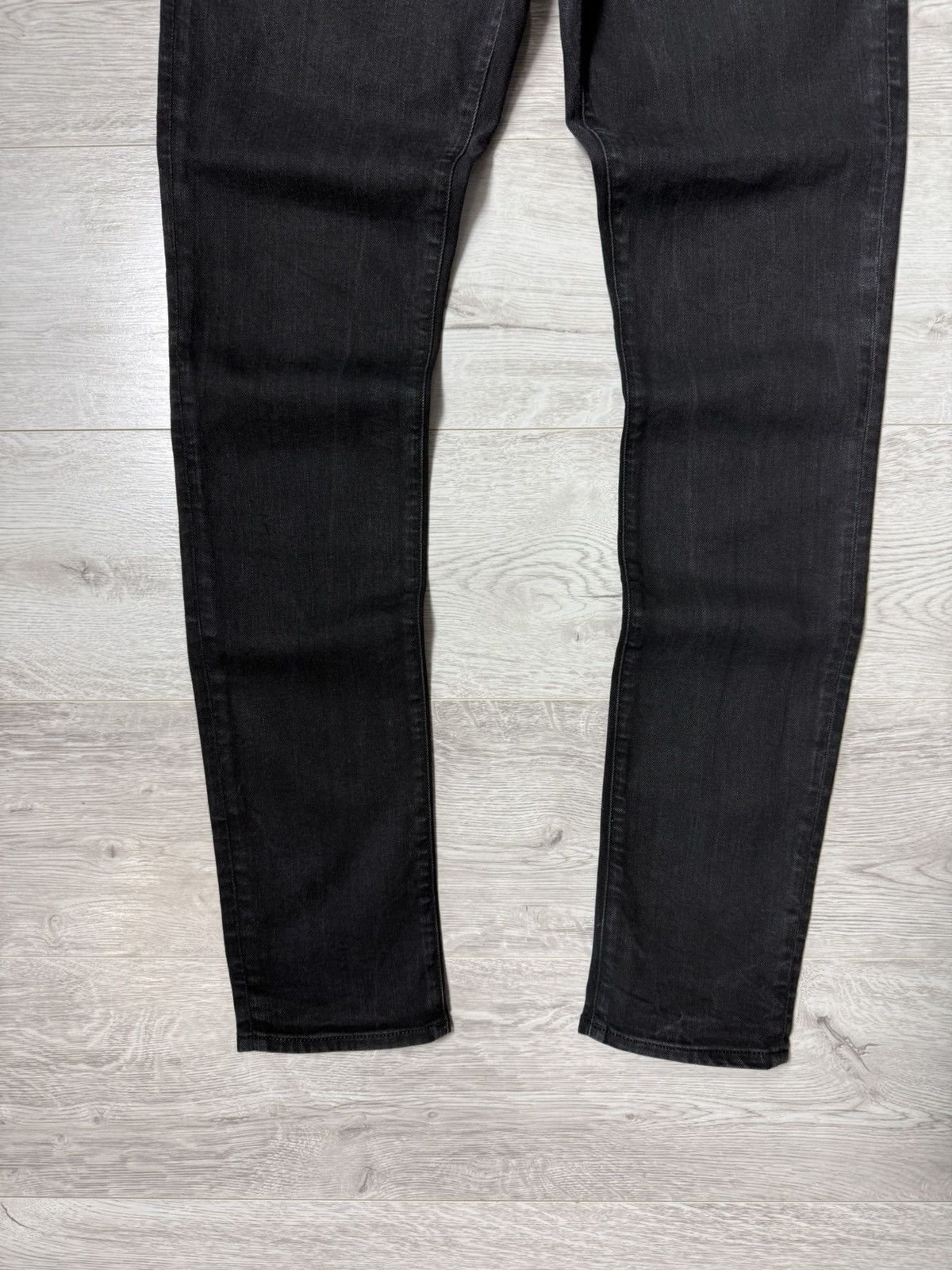 Saint Laurent Paris Saint Laurent Paris Washed Black D02 M/SK-LW Jean Denim Pant Size US 33 - 2 Thumbnail