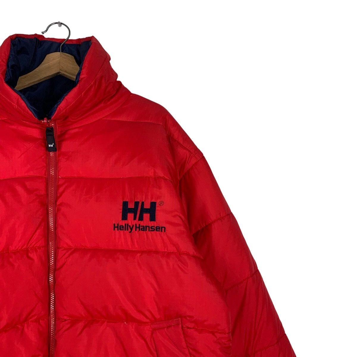 Helly Hansen HELLY HANSEN Big Logo Reversible Puffer Jacket #0536-C25 Size US L / EU 52-54 / 3 - 7 Thumbnail