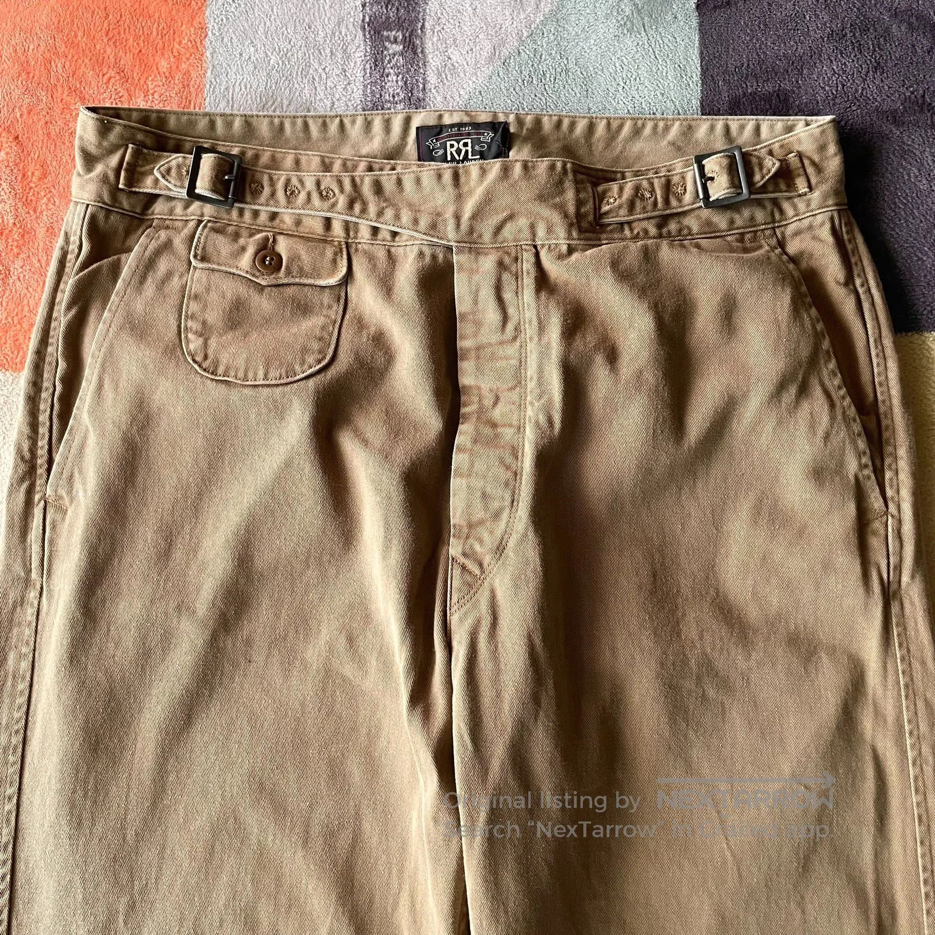 RRL Ralph Lauren RRL Ralph Lauren Khaki Gurkha Officer Pants. Size US 36 / EU 52 - 1 Thumbnail