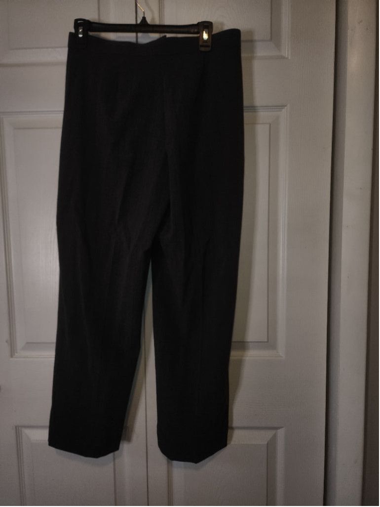 Other Counterparts Dark Gray Pinstripe Pants Size 32" / US 10 / IT 46 - 2 Thumbnail