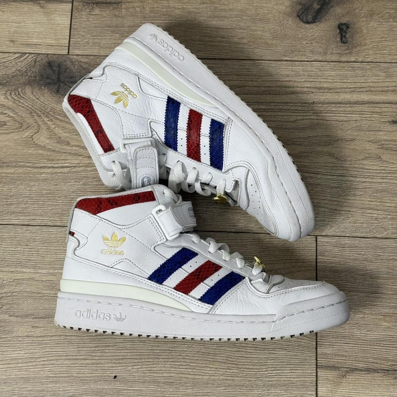 Adidas Adidas Campus High Top Sneakers White Size US 7.5 / EU 40-41 - 4 Thumbnail