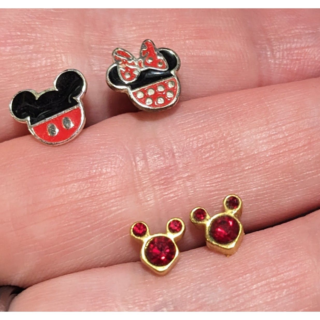 Disney Mickey Mouse Earring Pairs (2 Pairs) Size ONE SIZE - 1 Thumbnail