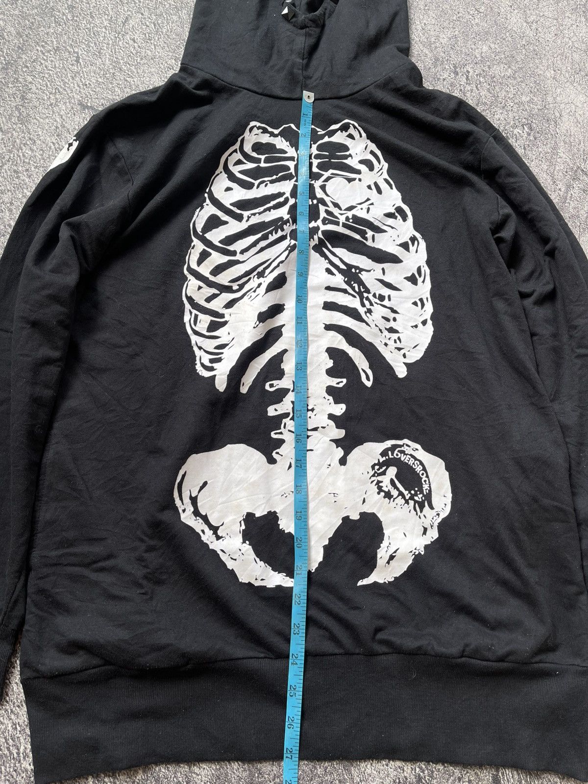 Japanese Brand Y2K Super Lovers Skeltin ifsixwasnine studded hoodie Size US L / EU 52-54 / 3 - 11 Thumbnail