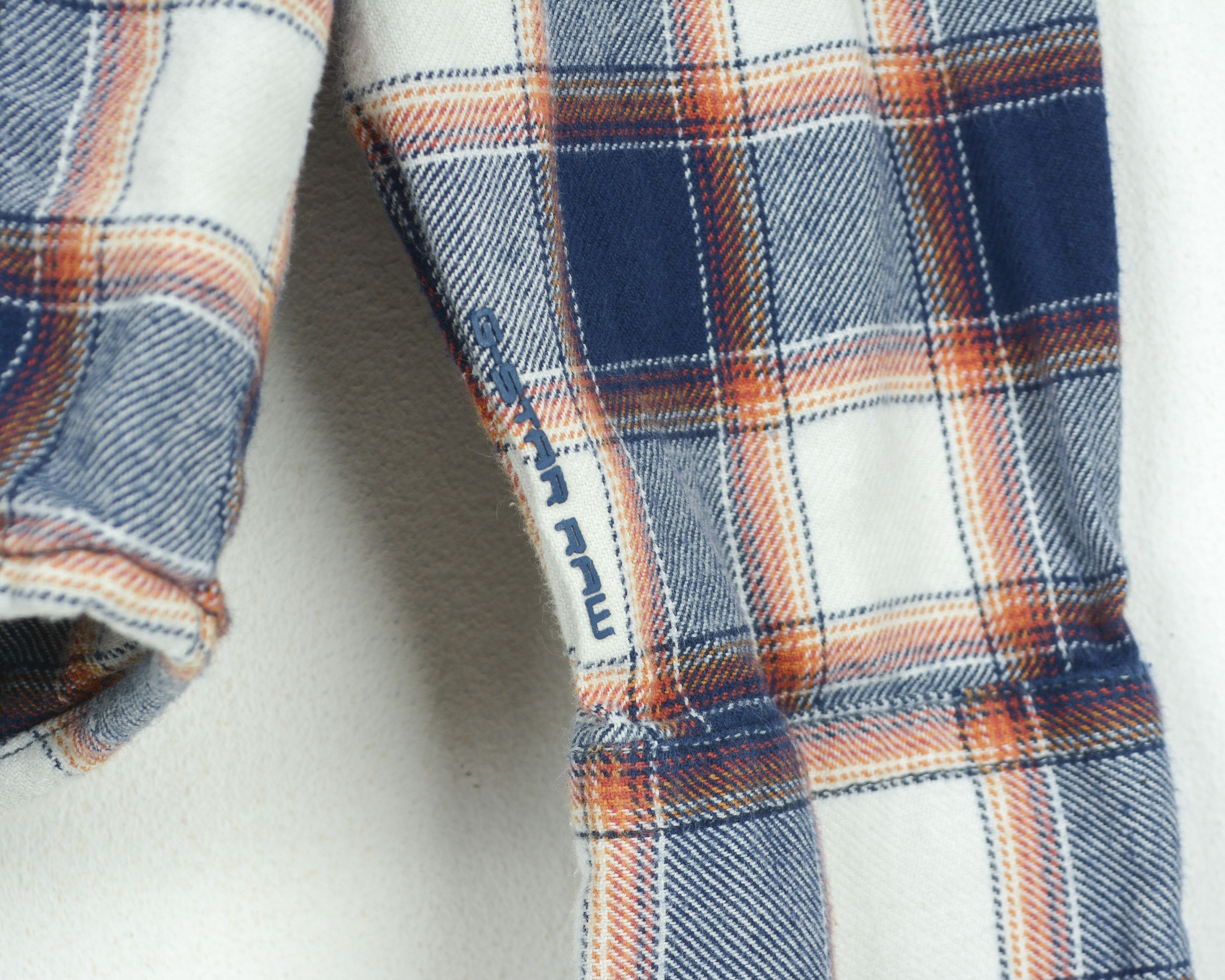 G-Star 'Marshall Windsor Shirt' Man's S Long Sleeved Plaid Cotton Size US S / EU 44-46 / 1 - 7 Thumbnail
