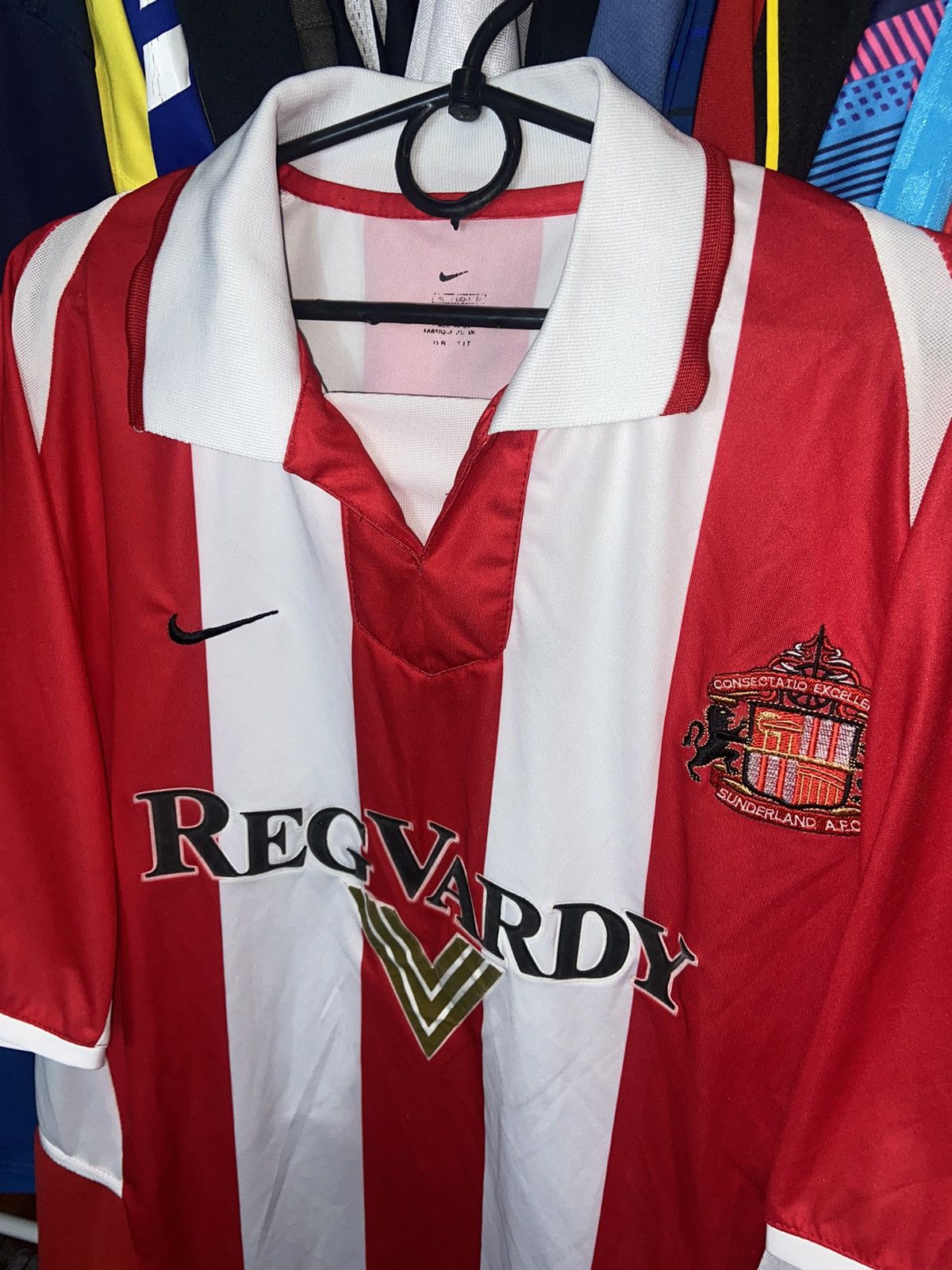 Vintage SUNDERLAND SOCCER JERSEY NIKE BLOCK CORE POLYESTER SHIRT Size US XL / EU 56 / 4 - 2 Thumbnail