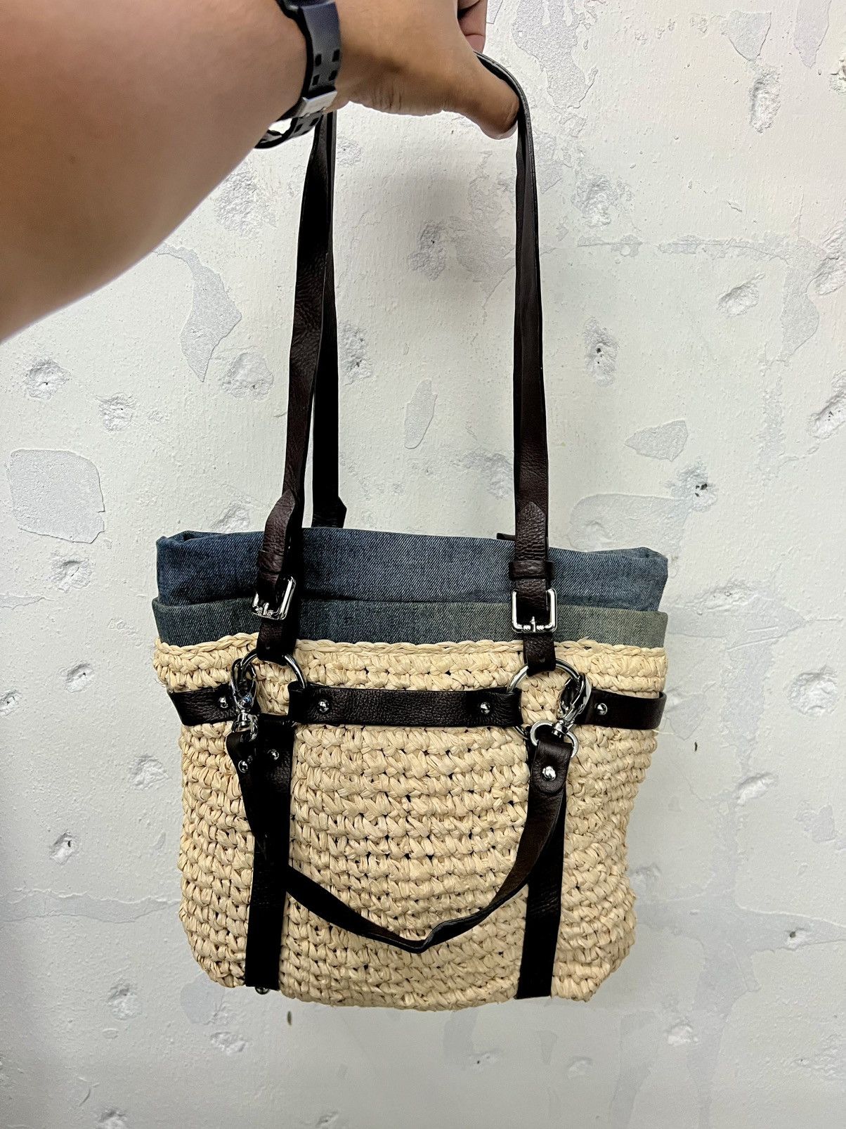 Diesel Diesel Tassel Detail Straw 2 Way Shoulder Bag Size ONE SIZE - 2 Thumbnail