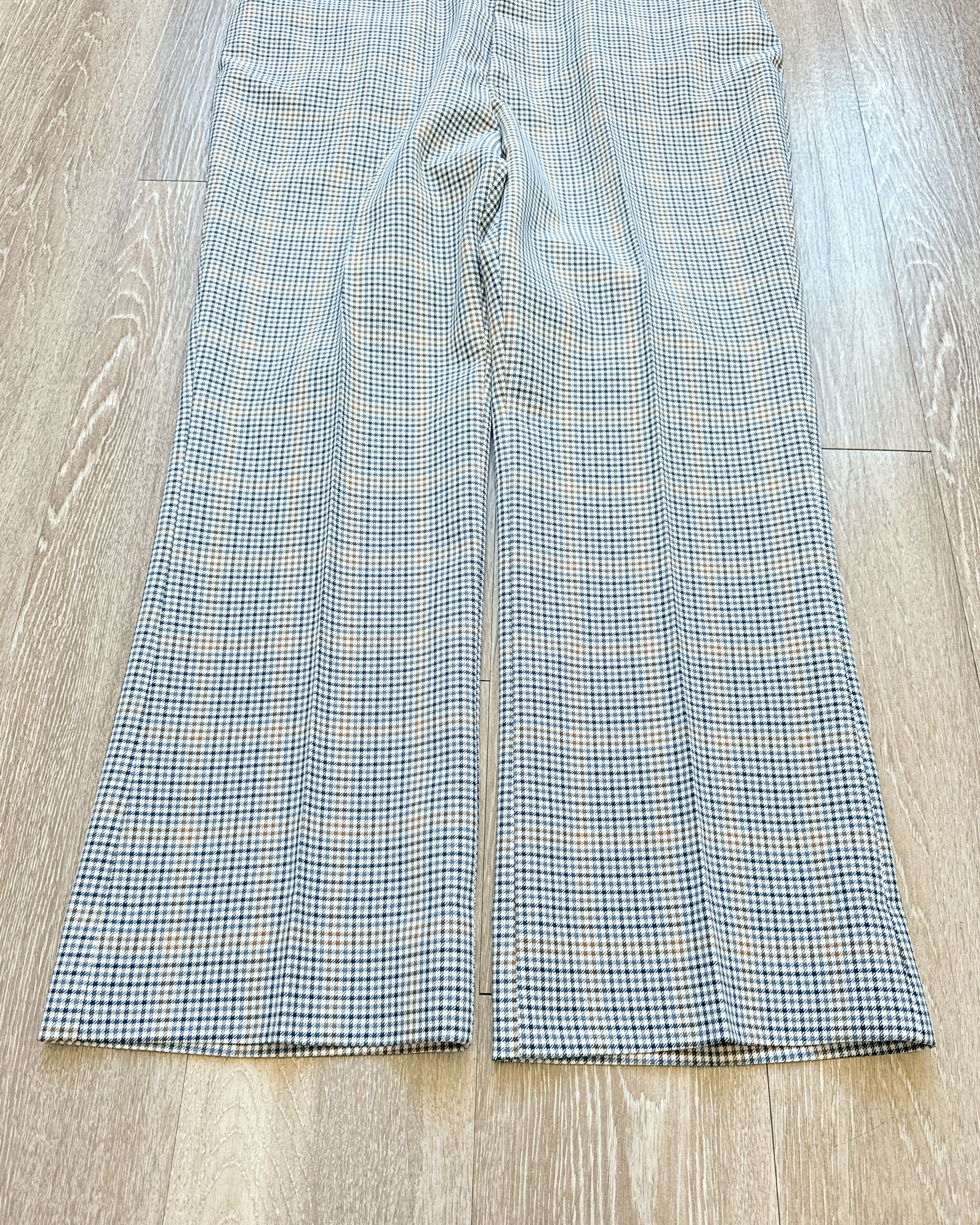 Vintage Vintage 1960s Houndstooth Plaid Disco Dress Trouser Pants 34 Size US 34 / EU 50 - 3 Thumbnail