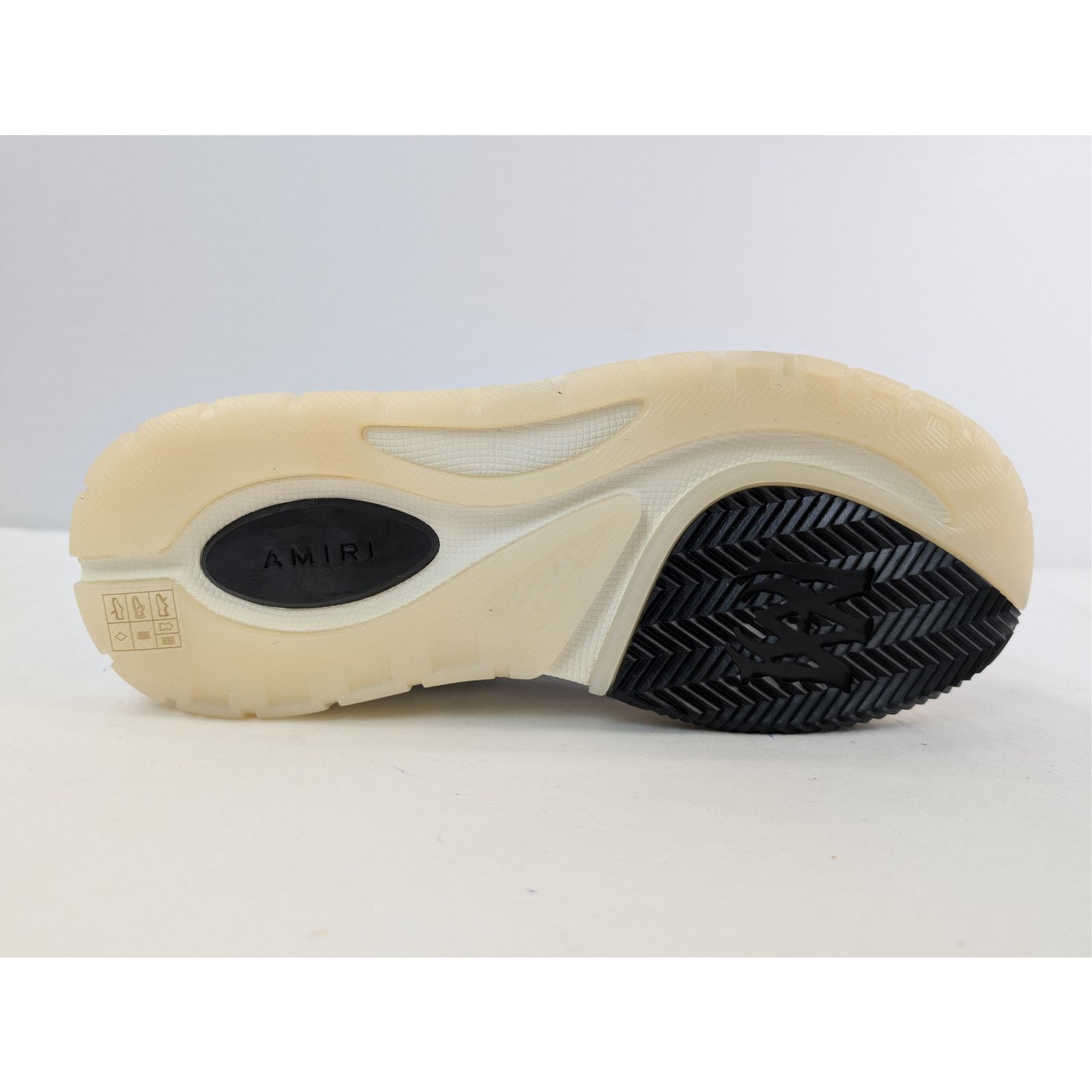 Amiri o1rshd1 MA-1 Quad Debossed Nubuck Sneakers in Black Size US 10 / EU 43 - 13 Thumbnail
