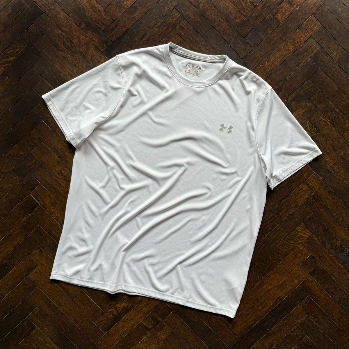 Under Armour Under Armour HeatGear Mens White Sport Top Jersey Shirt Size US XXL / EU 58 / 5 - 1 Thumbnail