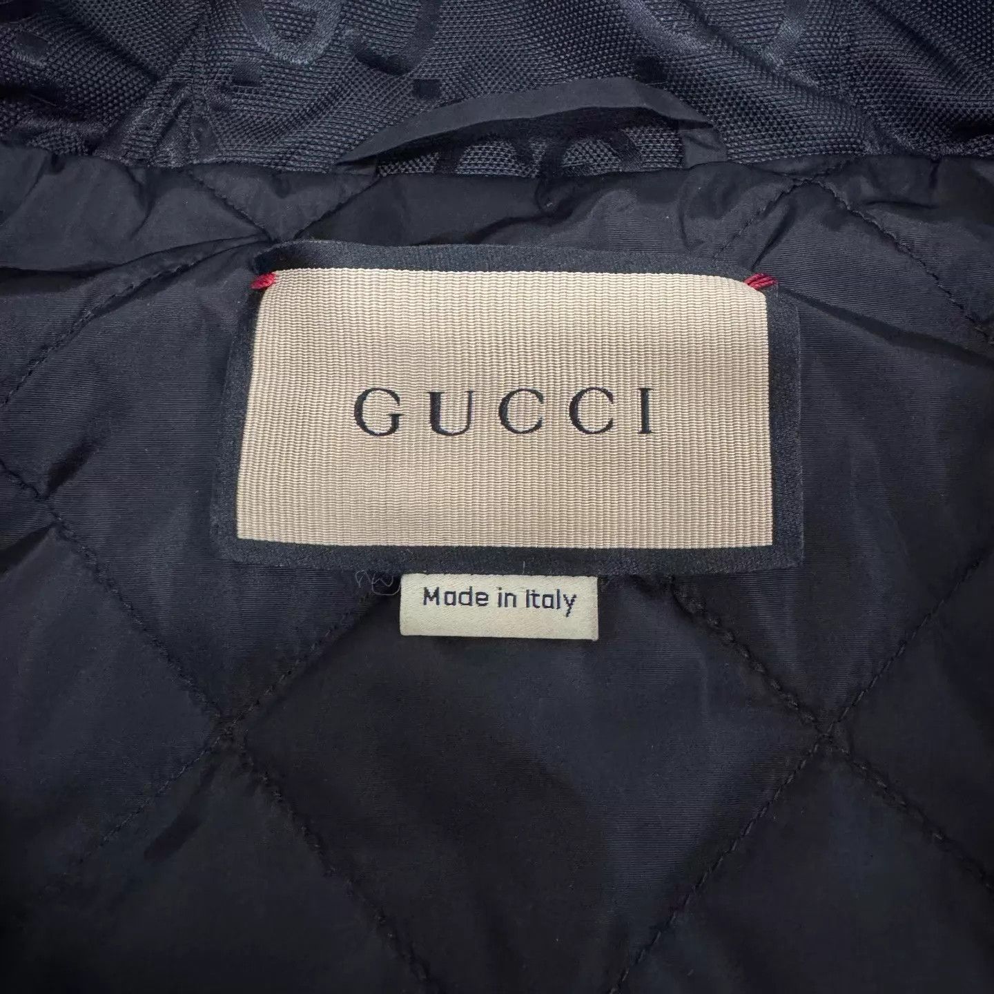 Gucci Gucci black GG hooded half-zip jkt 54 99new Size US L / EU 52-54 / 3 - 5 Thumbnail