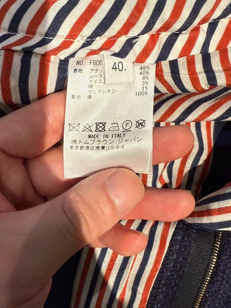 Thom Browne Thom Browne Dark blue pleated skirt with four bars Size 26" / US 2 / IT 38 - 4 Thumbnail