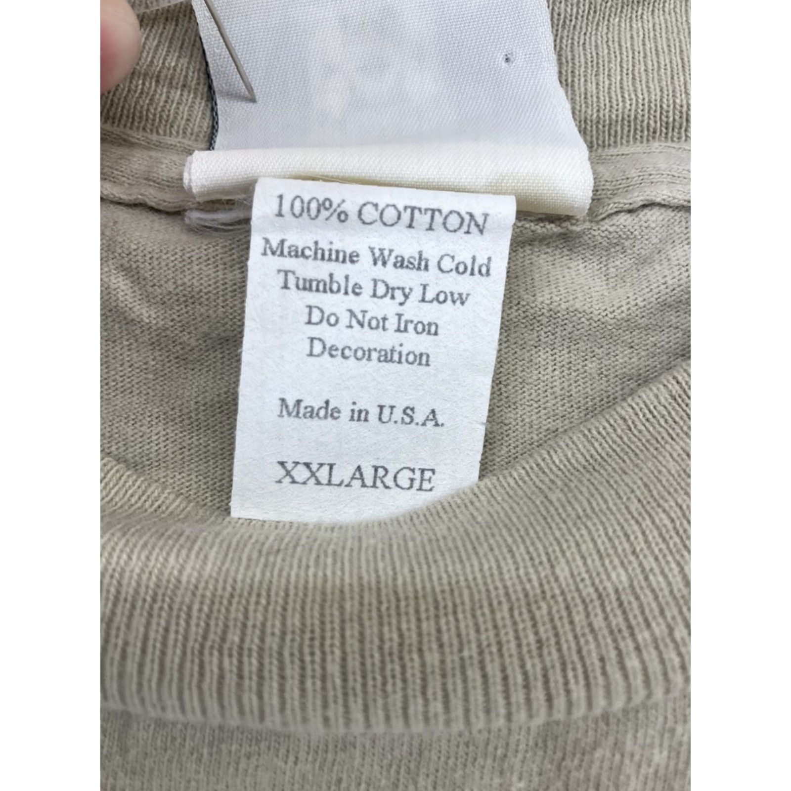 Vintage Vintage GALLIGASKINS Juneau Alaska T-Shirt Men 2XL Tan Graphic Moose US Vintage Theme Size US XXL / EU 58 / 5 - 4 Thumbnail