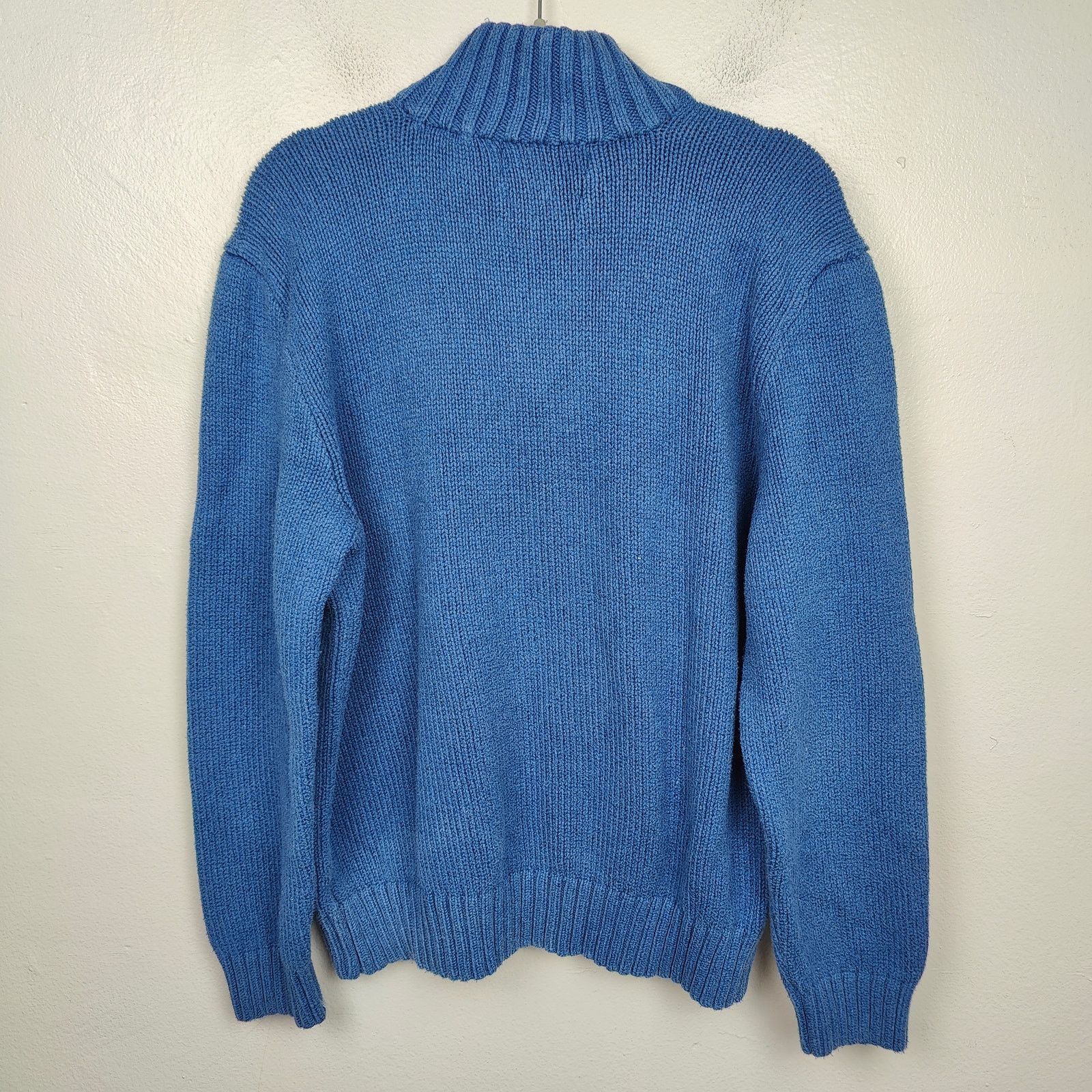 Polo Ralph Lauren Vintage Polo Ralph Lauren 1/4 Zip Sweater Mens XL Blue Size US XL / EU 56 / 4 - 5 Thumbnail