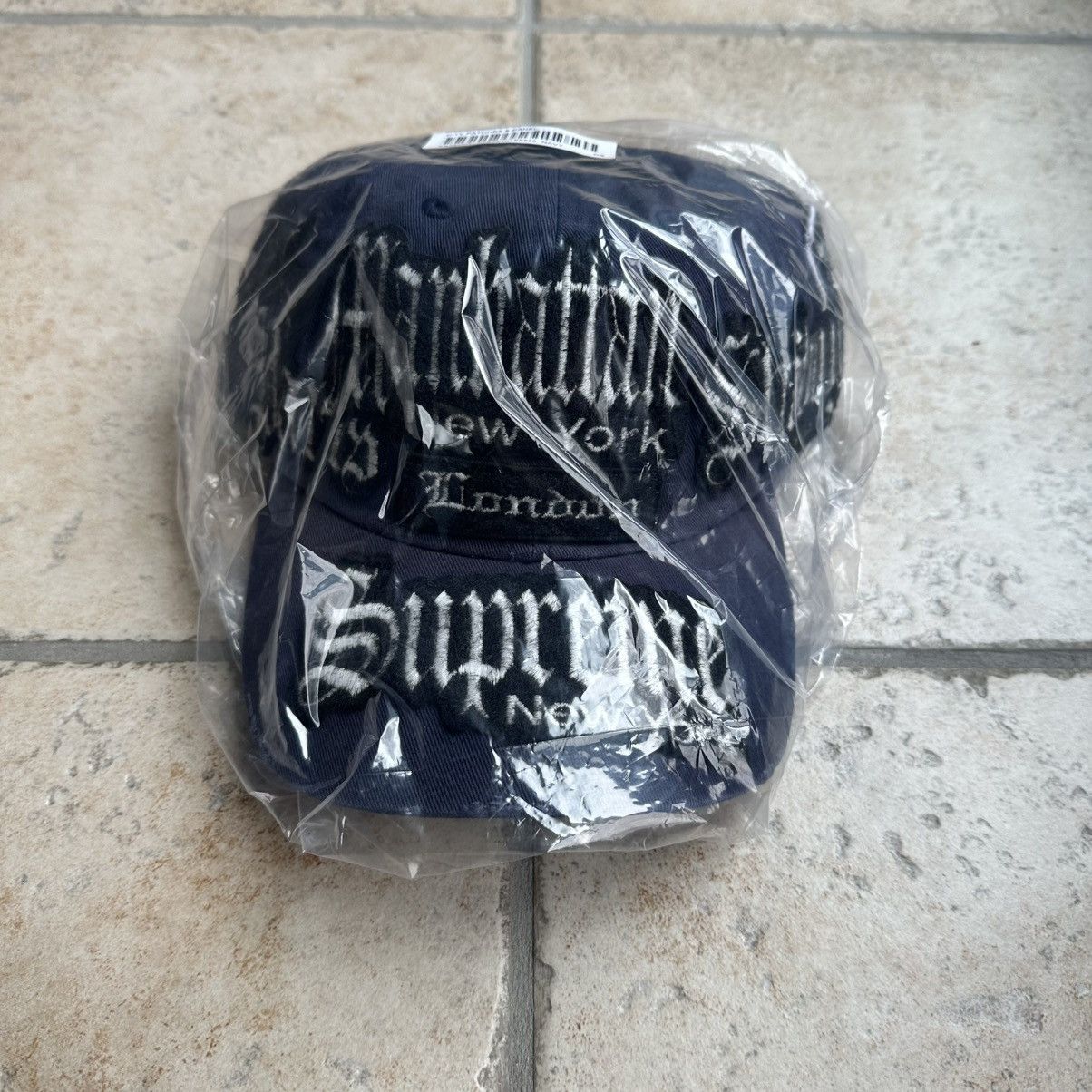 Supreme Supreme City Patches 6-Panel (SS26) Navy Size ONE SIZE - 1 Thumbnail
