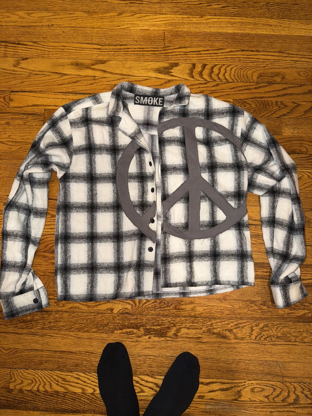 Vale VALE FLANNEL PEACE CORP FALL/AUTUMN 21 *Cropped fit Size US L / EU 52-54 / 3 - 4 Thumbnail