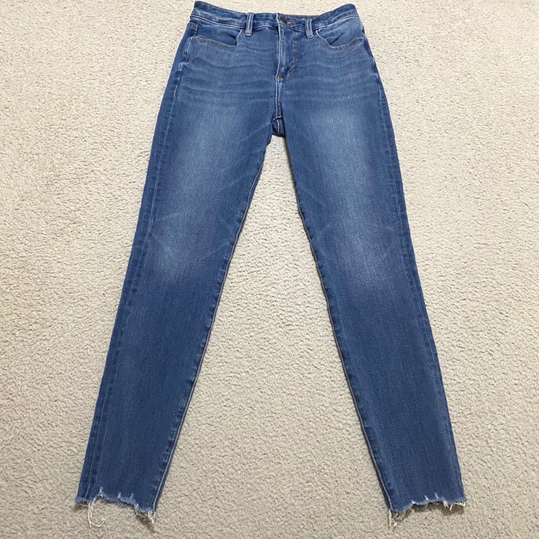 American Eagle Outfitters American Eagle Outfitters Jeans Womens 2 Blue Denim High Rise Jegging Medium Wash Stretch 5-Pocket Regular Size 26" / US 2 / IT 38 - 2 Thumbnail